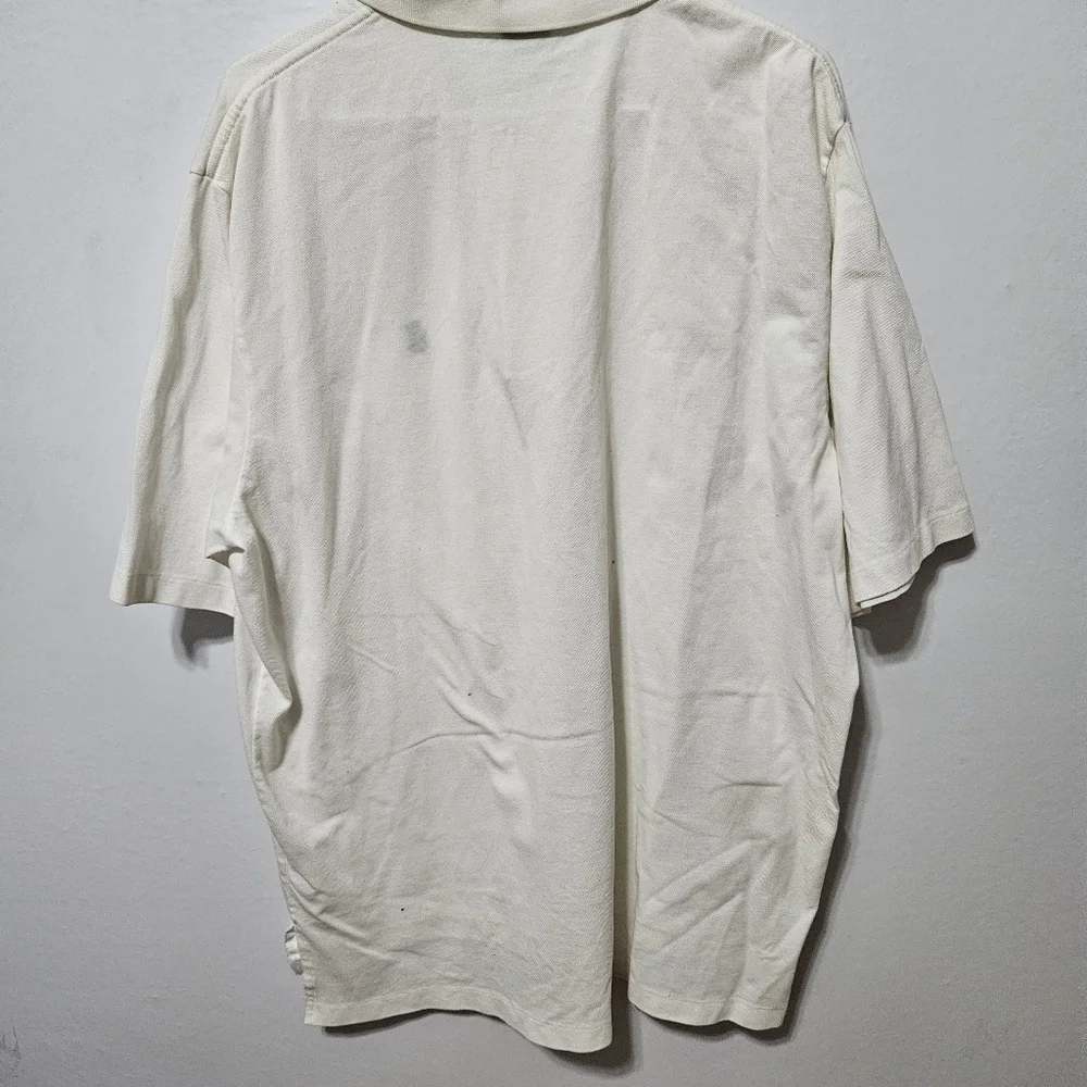 Polo Ralph Lauren Classic fit Men's Short Sleeve Polo Shirt Off White XL Pelican